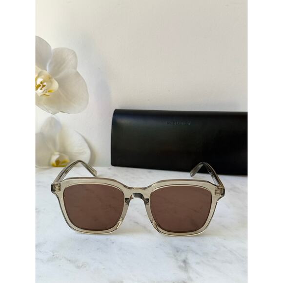 NEW Saint Laurent SL457 Beige Unisex Sunglasses main image 7